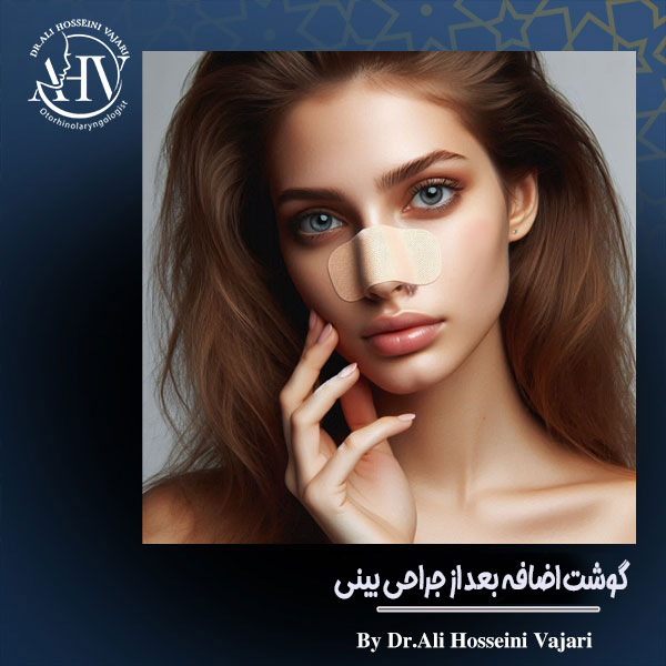 گوشت اضافه بعد از جراحی بینی
